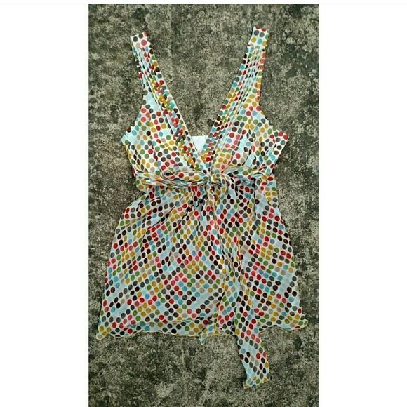 Trina Turk silk tank top. Size 0 - Picture 1 of 2